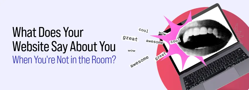 What does your website say