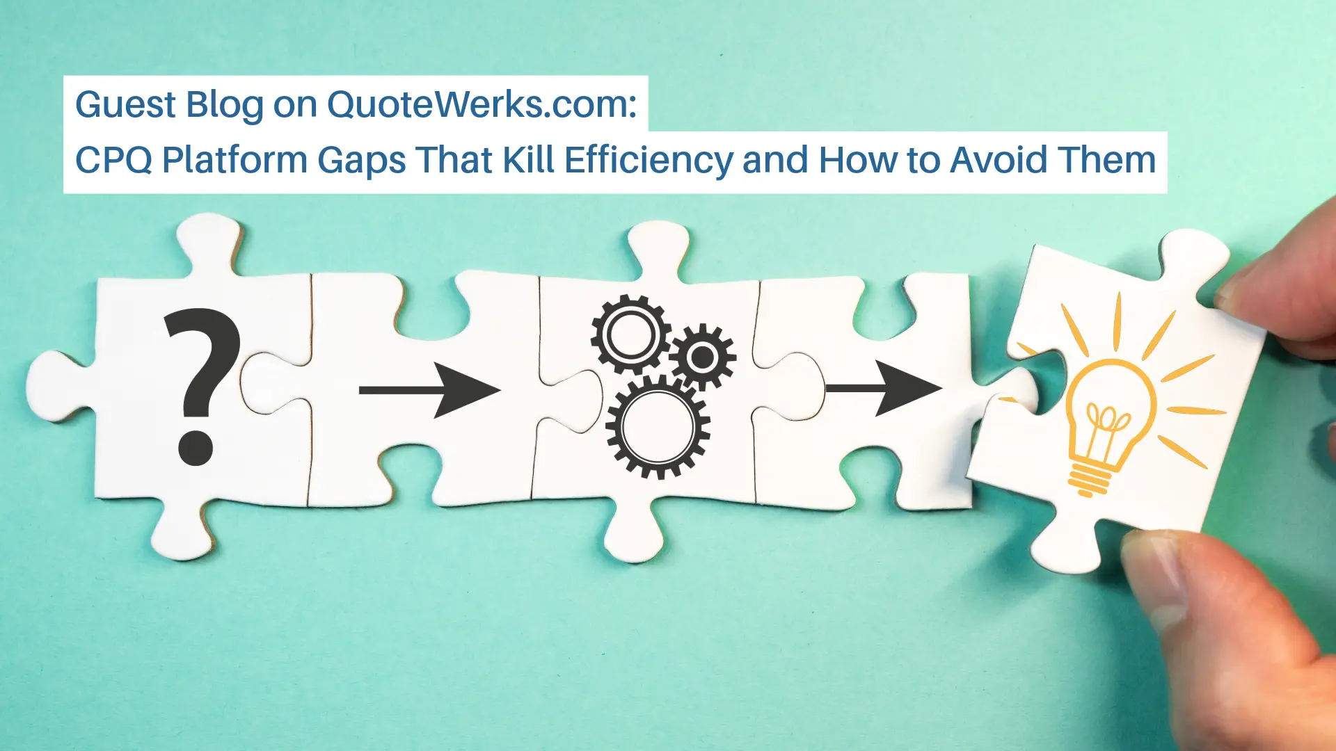 CPQ platform gaps efficiency