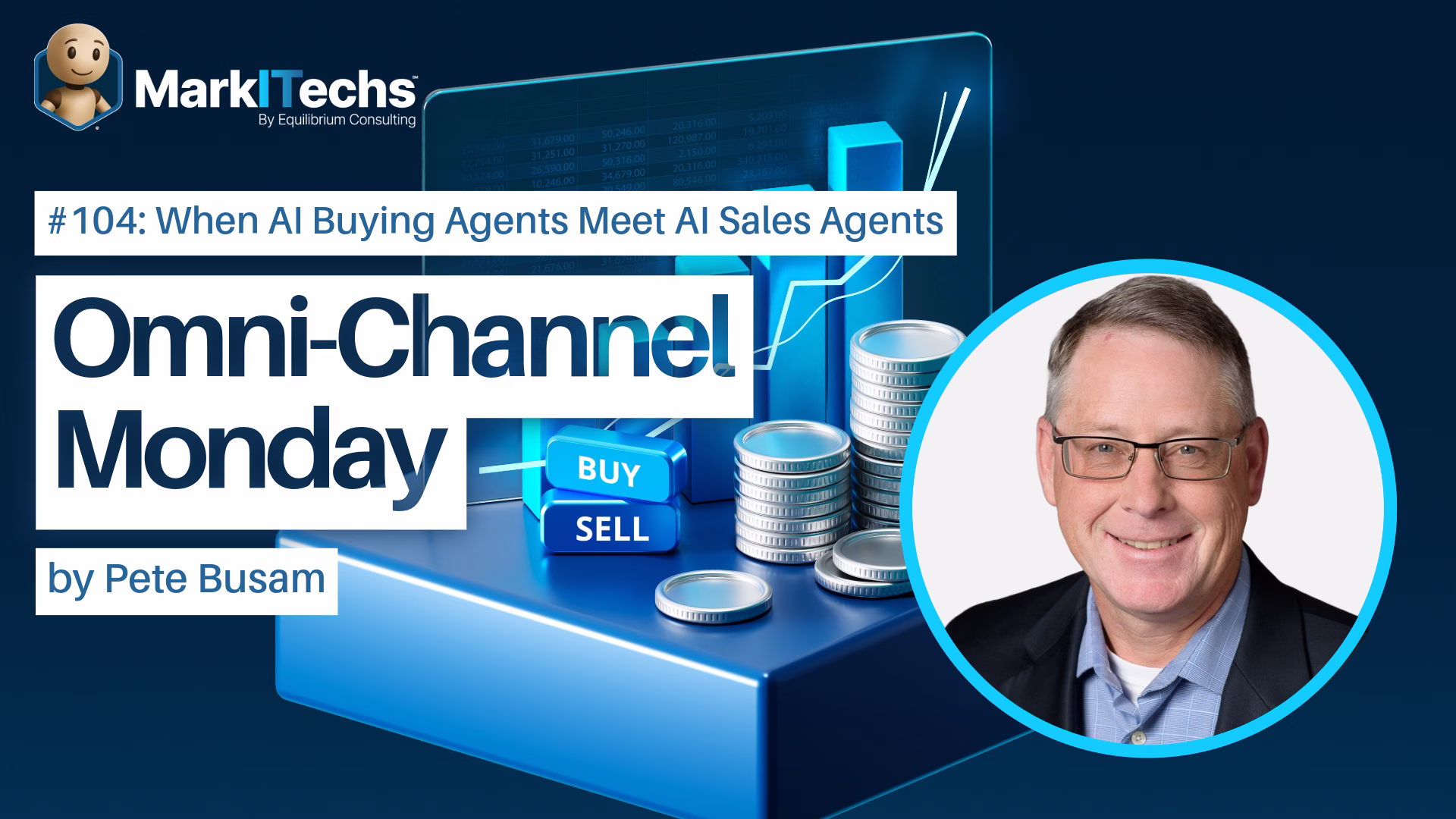 AI buying agent communicating with an AI sales agent during the MSP buyer journey
